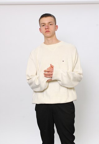 VINTAGE TOMMY HILFIGER KNIT CREAM