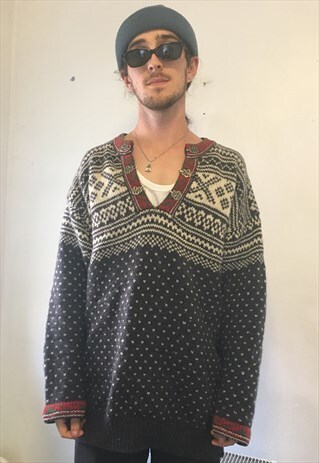 VINTAGE NORDIC ICELANDIC JUMPER