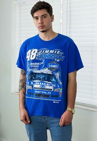 VINTAGE NASCAR T-SHIRT LOGO 90S XL 8.3