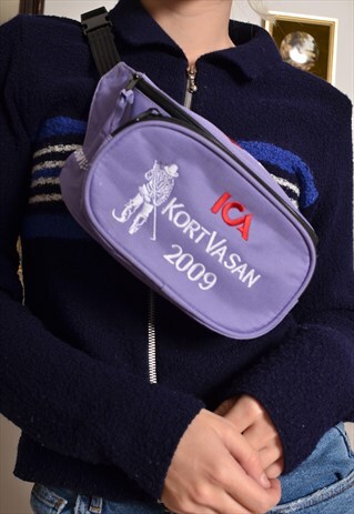 VINTAGE 90S BUM BAG FANNY PACK IN PURPLE LILAC