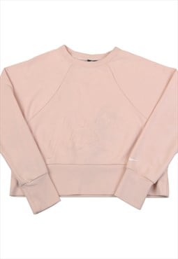 Vintage Nike Cropped Sweater Pink Ladies Small