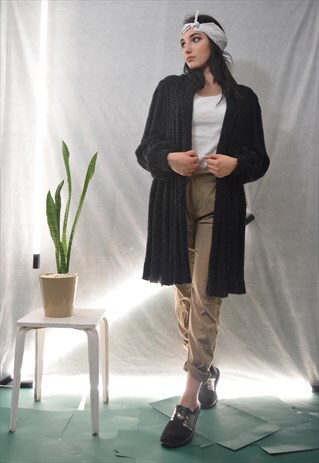 70'S SHINNY RETRO CARDIGAN