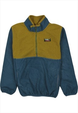 Vintage 90's L.L.Bean Fleece Jumper Quater Zip Blue,