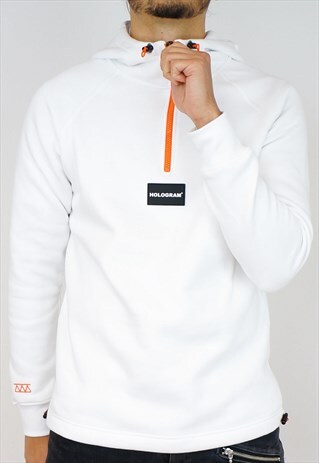 RACE WHITE HOODIE