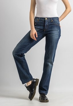 00s Vintage Versace Jeans Couture Low Waist Woman Jeans 5981