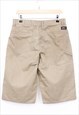 VINTAGE DICKIES SHORTS CREAM EMBROIDERED LOGO WITH POCKETS