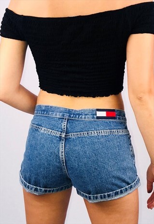 VINTAGE TOMMY HILFIGER 90S DENIM SHORTS