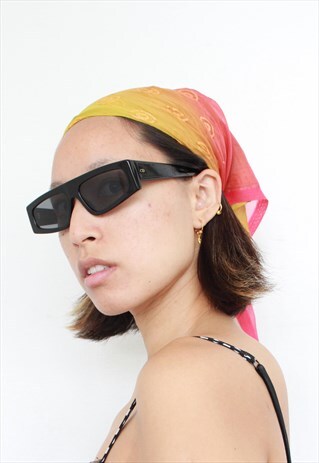 Y2K REWORKED PINK YELLOW OMBRE BANDANA