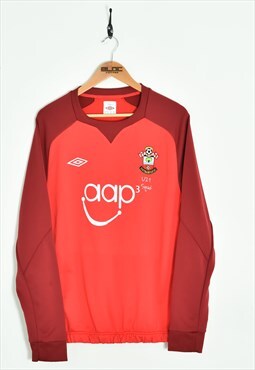 Vintage  Umbro Southampton Under 21's Sweatshirt Red XLarge