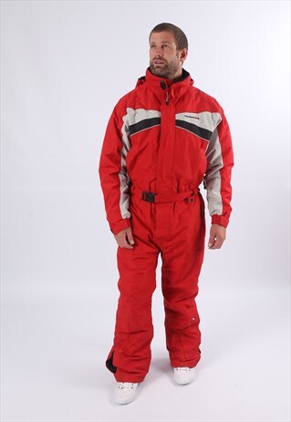 VINTAGE TRESPASS FULL SKI SUIT SNOW L 42" 44" (51N)