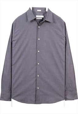 Vintage 90's Calvin Klein Shirt Long Sleeve Button Up Plain
