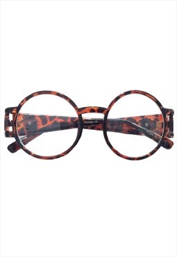 Leopard Round Sunglasses