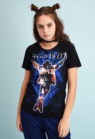 Y2K GRUNGE MICHAEL JACKSON T-SHIRT TEE