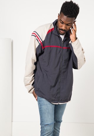 VINTAGE 80S USA ADIDAS SHELL SPORT JACKET / S1297