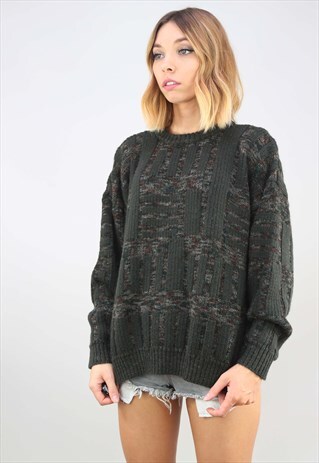 VINTAGE OVERSIZED PATTERNED JUMPER