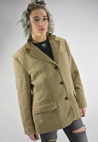 VINTAGE RALPH LAUREN TWO IN ONE BLAZER/HIGH NECK JACKET