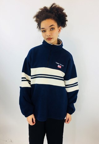 VINTAGE TOMMY DESIGHNS USA TEDDY BEAR FLEECE JACKET