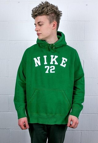 VINTAGE NIKE GREEN HOODIE