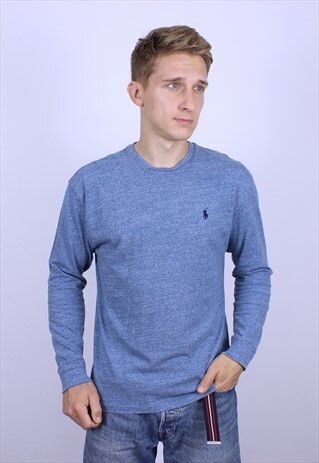 VINTAGE POLO RALPH LAUREN MENS JUMPER LONG SLEEVE