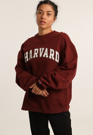 VINTAGE CHAMPION COLLEGE PRINT SWEATSHIRT