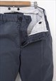 PRADA PANTS TROUSERS BLUE 