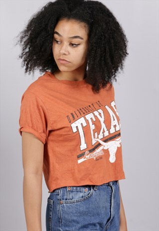 VINTAGE TEXAS CROP TOP Z465