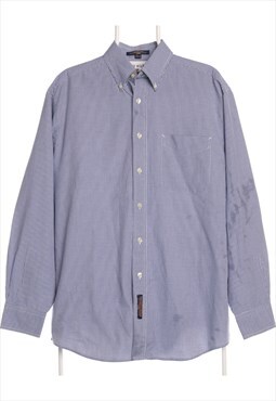 Vintage 90's Tommy Hilfiger Shirt Embroidered Long Sleeve Bu