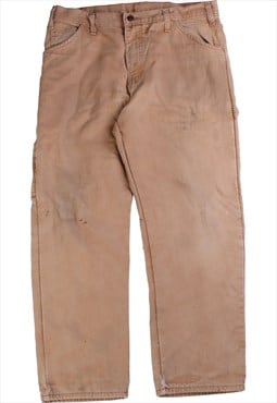 Vintage 90's Dickies Trousers / Pants Workwear Tan