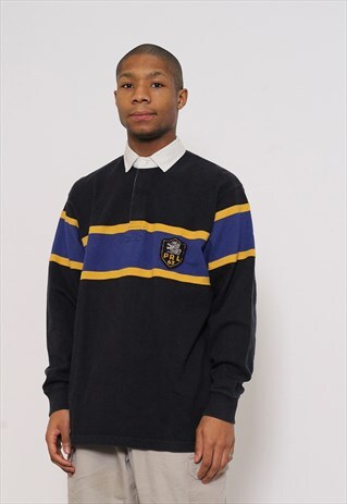 VINTAGE POLO RALPH LAUREN RUGBY TOP