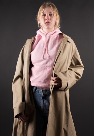 CLASSIC BURBERRY'S CAR COAT WITH ICONIC NOVA CHECK LINING