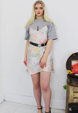 FLORAL CAMISOLE 90'S SLIP DRESS