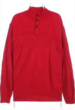 Chaps Ralph Lauren 90's Knitted Button Up Jumper / Sweater X