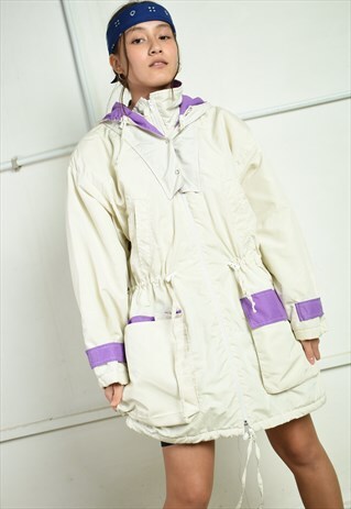 80'S RETRO ATHLEISURE PUFFER MULTICOLOR JACKET PARKA