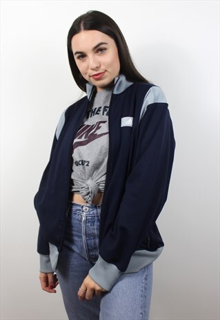 90'S RETRO NAVY BOMBER JACKET