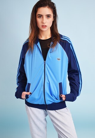 VINTAGE 70'S RETRO ADIDAS ATHLEISURE SPORTS JACKET TOP