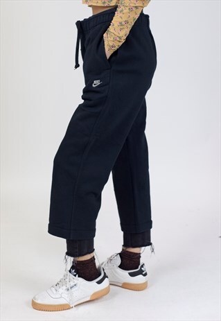 VINTAGE 90S NIKE BLACK TRACKSUIT BOTTOMS
