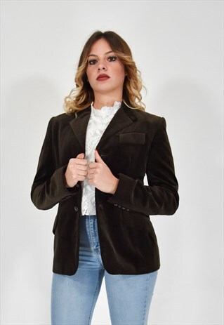 VINTAGE RALPH LAUREN BROWN ELEGANT JACKET