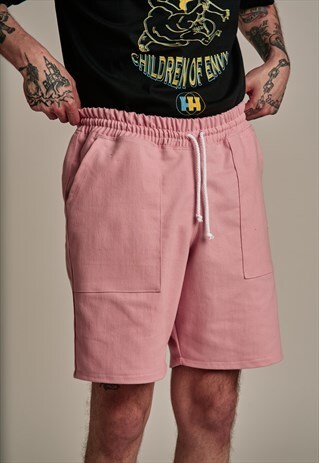HANDMADE SHORTS IN PINK