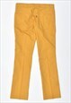 VINTAGE 00'S Y2K LEVIS TROUSERS CASUAL YELLOW