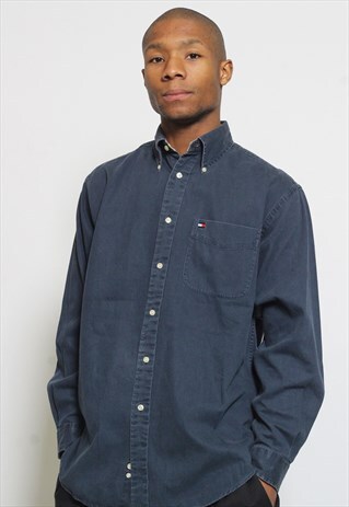VINTAGE VINTAGE TOMMY HILFIGER FINE CORD SHIRT