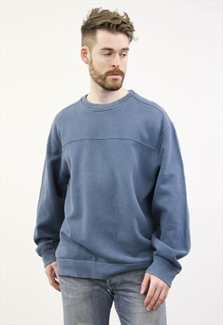 VINTAGE 1990S BLUE SWEATER