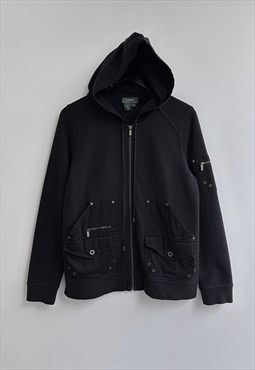 Ralph Lauren Full Zip Black Hoodie