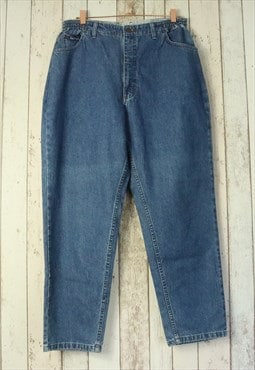 Vintage Y2K Blue Lee Tapered Denim Jeans Trousers