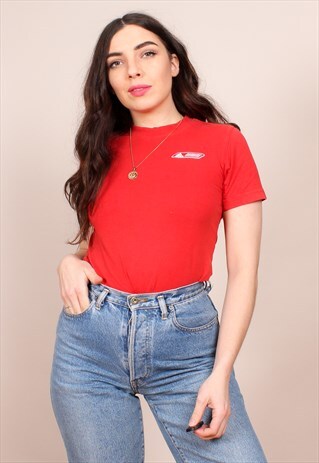 VINTAGE 90S RED REEBOK T-SHIRT