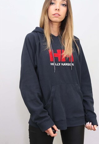 VINTAGE OVERSIZED HELLY HANSEN FLEECE HOODIE