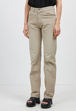 VINTAGE BEIGE LEVI'S DENIM JEANS