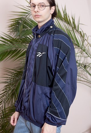 OLD SCHOOL D'N'B, FUNNEL NECK COLLAR TRACKSUIT BY REEBOK