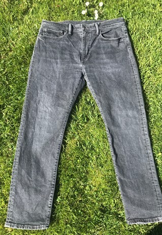 VINTAGE 90'S MID RISE STRETCHY BLACK SLIM FIT LEVI JEANS