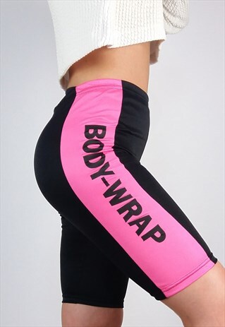 VINTAGE SHORTS / SHORT LEGGINGS FLUORO SIDE PINK