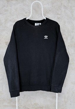 Adidas Originals Black Sweatshirt Pullover Firebird Medium